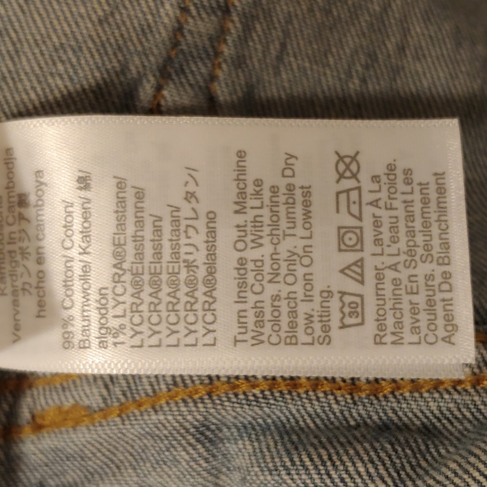 J.Crew High-Rise Slim Wide Leg Jeans in Classic Blue Women's Size 28 NWT - Picture 17 of 17